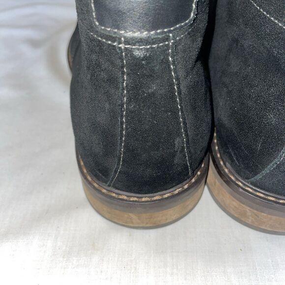 Vionic Chukka Boots Mens Size 13 M Black Suede Leather Lace Up Block Heels EUC - Picture 11 of 12